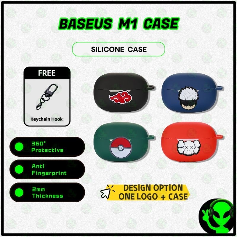 Baseus M1 Case Wireless Earbud Protective Shell Soft Silicone Case Cover Baseus Bowie M1 Case
