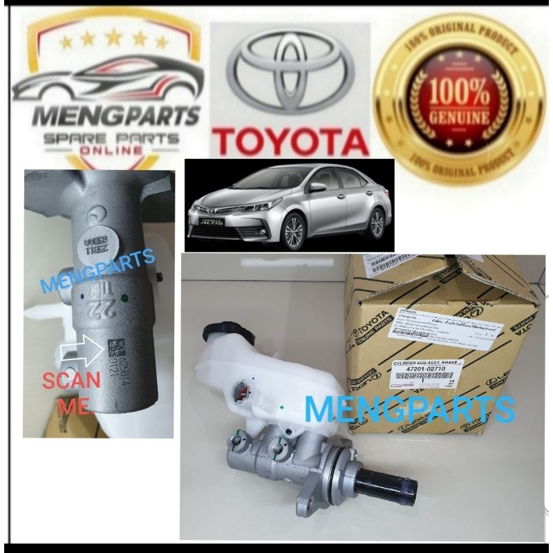 TOYOTA ALTIS ZRE172 ZRE173 BRAKE MASTER PUMP 47201-02710