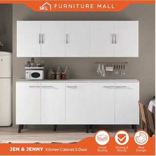 SKL Furniture_5.3FT Kitchen Cabinet + Base Unit/ wall cabinet hanging /bathroom cabinet /dapur kabinet dinding gantung