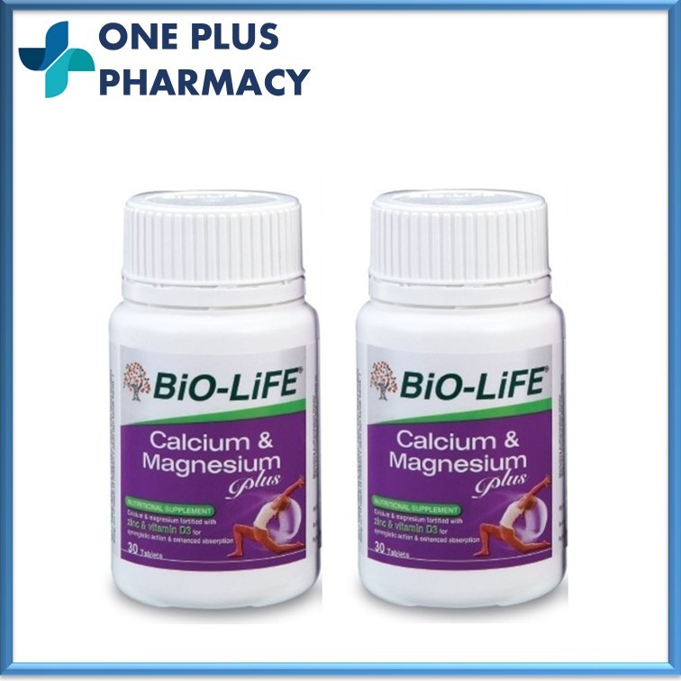 Bio-Life Calcium & Magnesium Plus 30s / 2x30s [EXP 08/2027]
