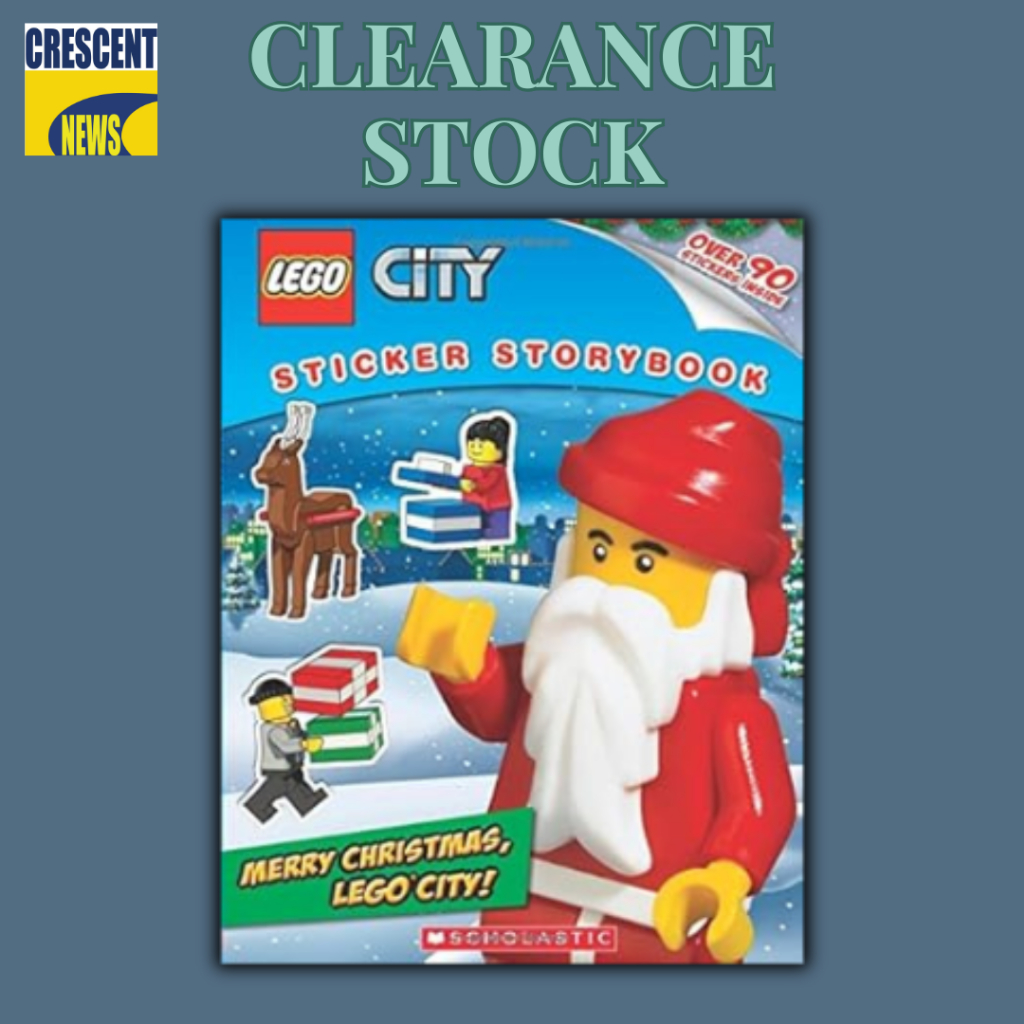 CLEARANCE - LEGO CITY STICKER STORYBOOK - MERRY CHRISTMAS, LEGO CITY!