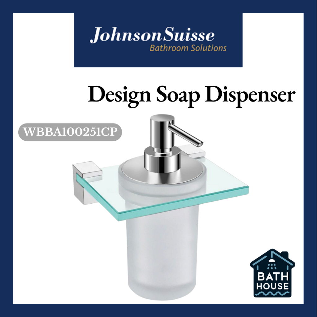Johnson Suisse WBBA100251ซีพี ออกแบบ เครื่องจ่ายสบู่อุปกรณ์ห้องน้ํา/ชั้นวางสบู่ /อุปกรณ์ห้องน้ํา