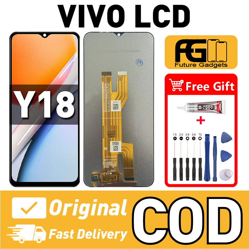 LCD VIVO Y18 4G สําหรับเปลี่ยนหน้าจอสัมผัส LCD Skrin