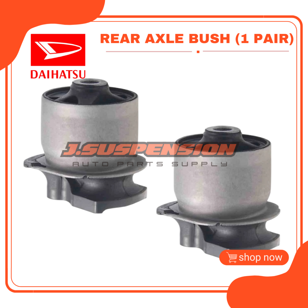 OEM ด้านหลัง AXLE Bush - Toyota Vios NCP42 / Perodua MYVI 1.0 /1.3 / Viva / Bezza / Axia (48725-B101