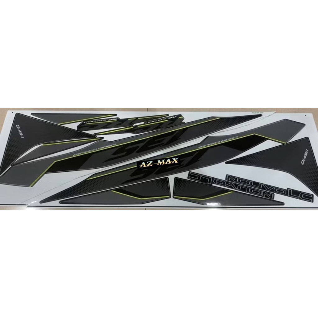 NOUVO LC SPECIAL EDITION CUSTOM RC EDITION BODY COVER STRIPE STICKER (7) YAMAHA...