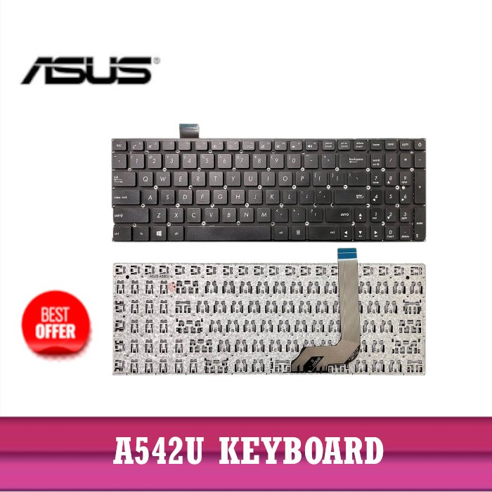 Asus VivoBook X542 K542 A542 A542B A542U A542UA A542UF A542UQ แป้นพิมพ์แล็ปท็อป