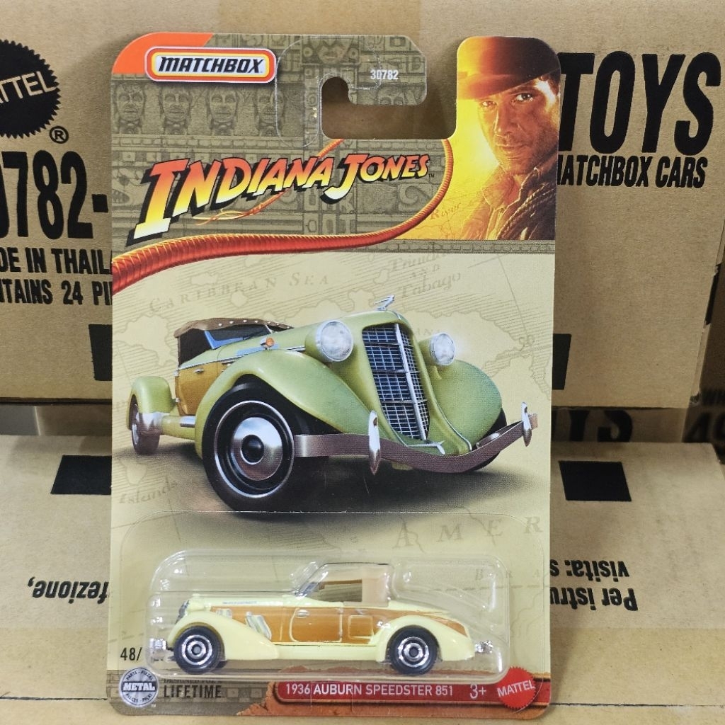 MATCHBOX 1936 AUBURN SPEEDSTER INDIANA JONES
