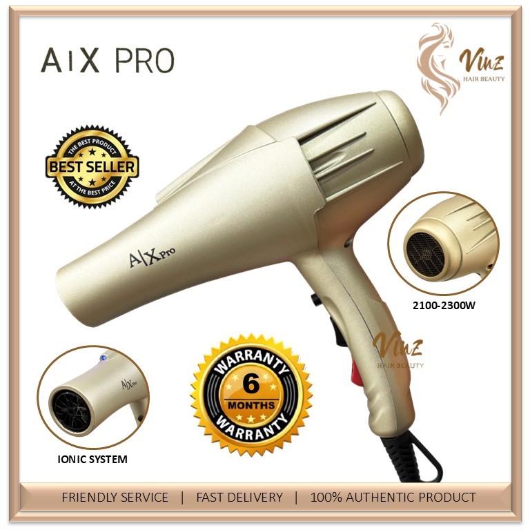 ใหม่aAX Pro Tourmaline IONIC 2300W Professional Blue Ionic Super Turbo เครื่องเป่าผม