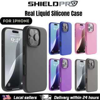 Full Cover Silicone Case Compatible for iphone 16 pro max 17e 16e 15 plus 14 13 12 11 phone case casing cover