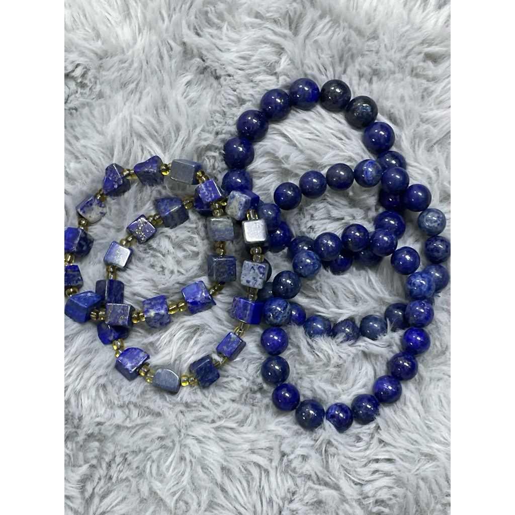 คริสตัลธรรมชาติ Lapiz Lazuli อย่างละ