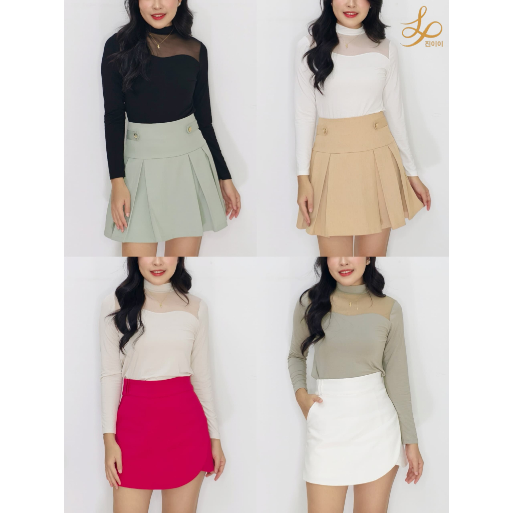 LX FASHION 21042 แฟชั่นเสื้อแขนยาว/คอยาวแขนยาว/แขนยาว/แขนยาว/แขนยาว/แขนยาว/แขนยาว