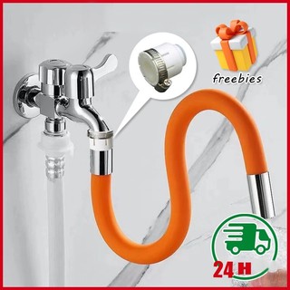 Faucet Extension Hose Extender Pipe Faucet Extender Pipe Tube Water tap Extender Pipe Universal Extension Flexible Hose