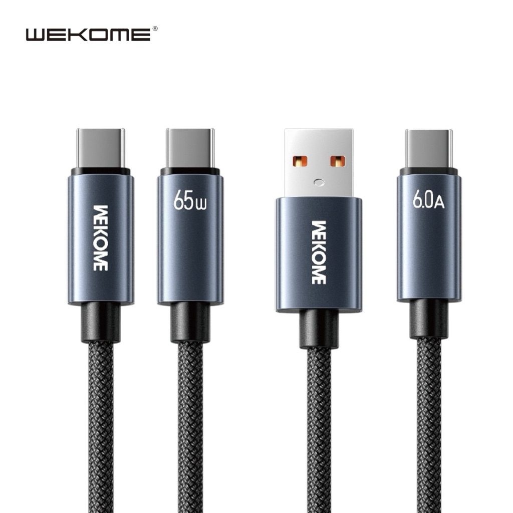 WEKOME USB/Type-C To Type-C สายชาร์จเร็ว (65W)