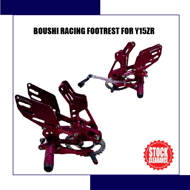 CLEARANCE*BOUSHI RACING FOOTREST สําหรับ Y15ZR