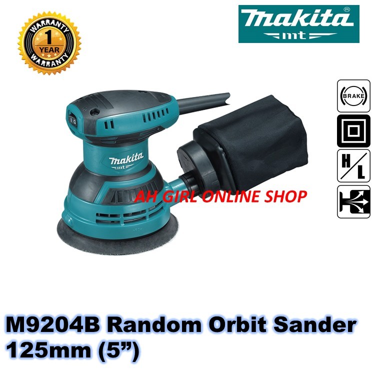 MAKITA M9204B 125mm (5") เครื่องขัดโคจรสุ่ม