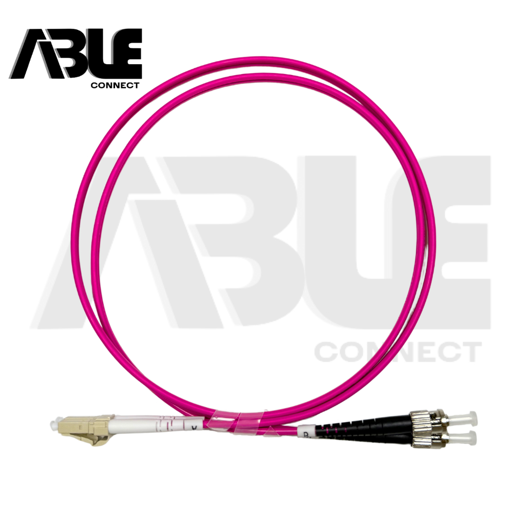 LC ถึง ST OM4 Multi mode LC-ST LSZH 50/125 MM MMF Duplex LC/ST Multimode ไฟเบอร์ ST ถึง LC สาย