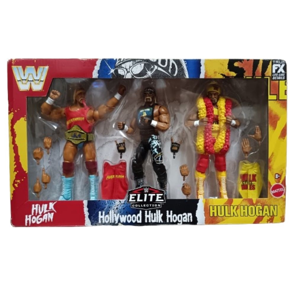 Mattel WWE Hulkamania ครบรอบ 40 ปี Hulk Hogan Hollywood Hogan Wrestling Action Figure