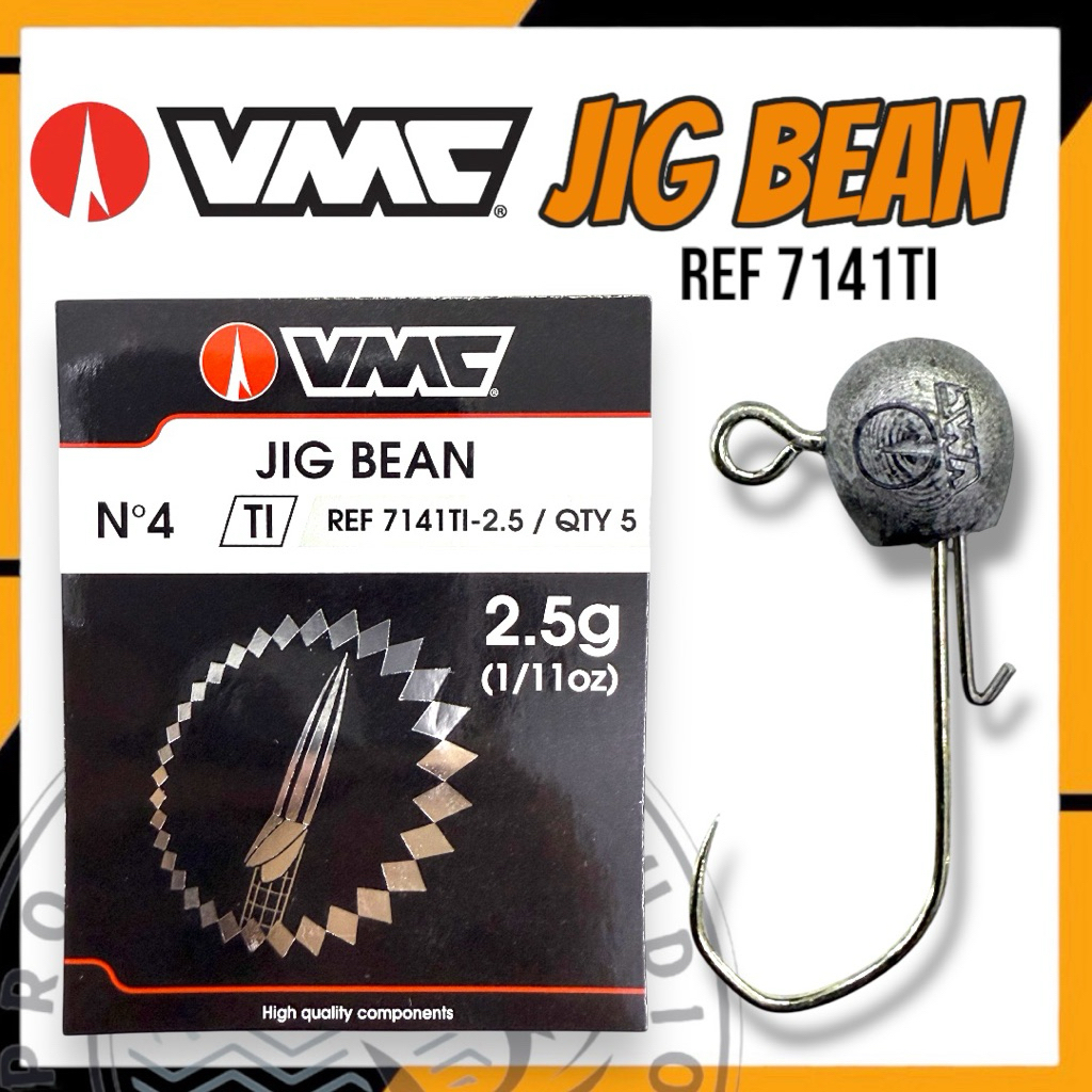 VMC JIG BEAN REF7141TI JIG HEAD FISHING HOOK SP AJING WORM HOOK