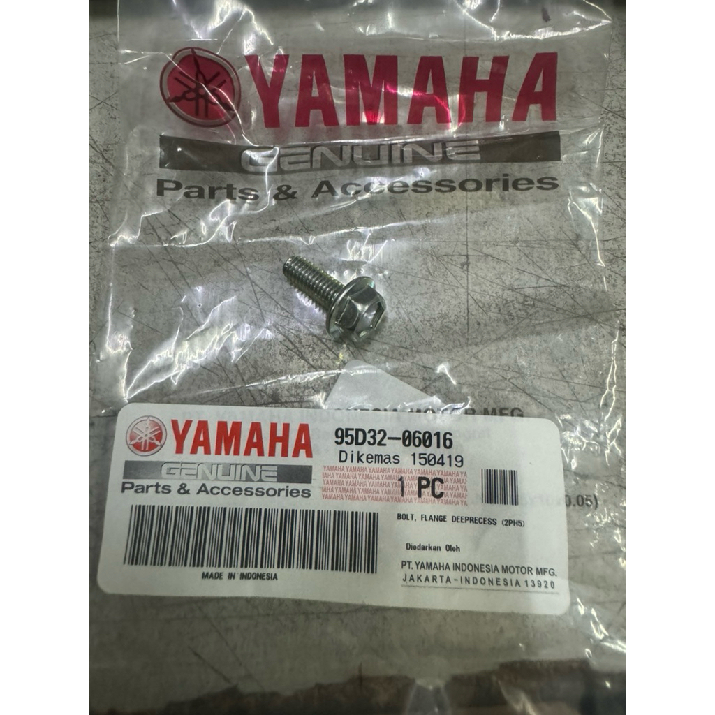 พัดลมหม้อน้ํา [ 95D32-06016 ] M6x16mm Yamaha Nvx155 / NVX 155 พัดลมสกรู แม่เหล็กพลาสติก kipas shru