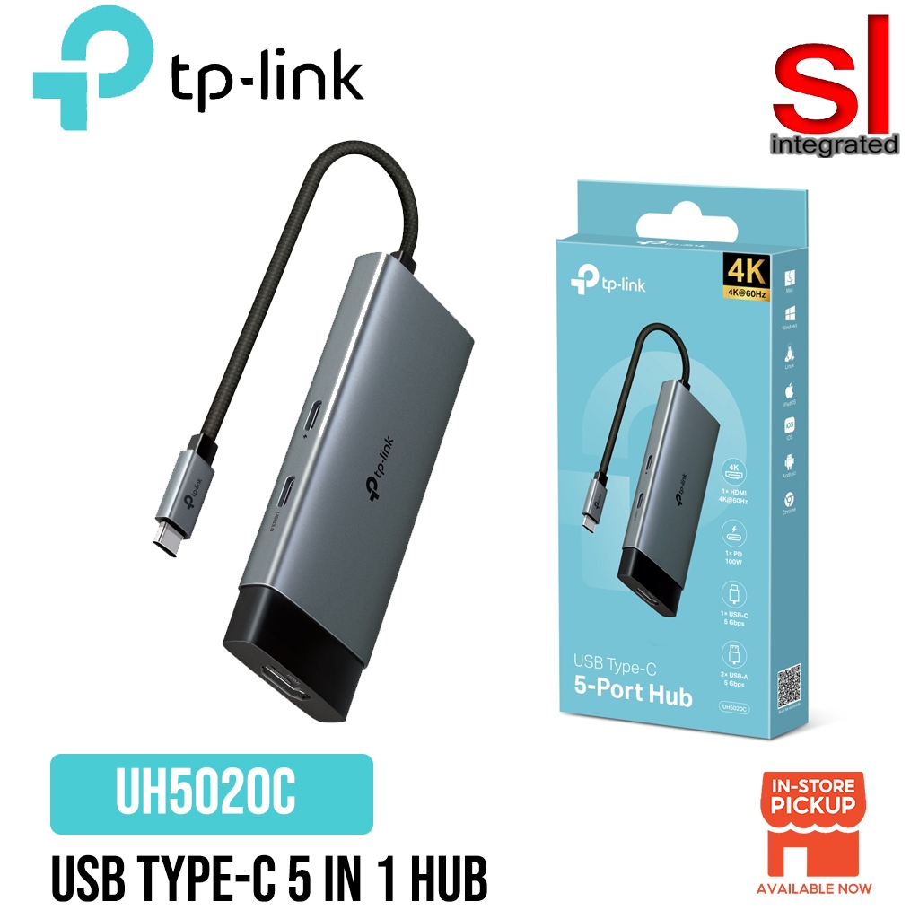 TP-LINK UH5020C USB Type-C 5 in 1 Hub