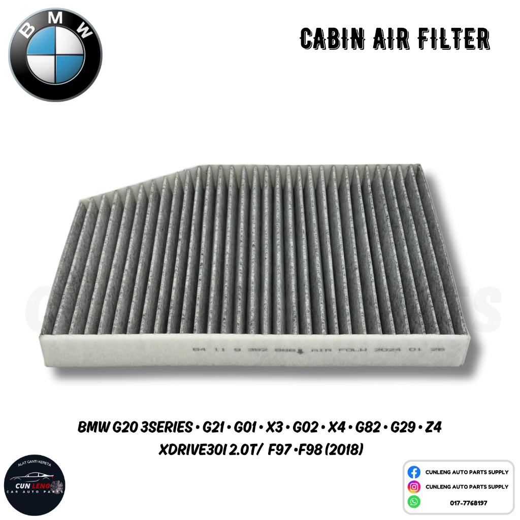 BMW G20 3SERIES • G21 • G01 • X3 • G02 • X4 • G82 • G29 • Z4 / XDrive30i 2.0T / BMW F97 • F98 Carbon
