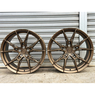 New Car Sport Rim FLOW FORMING 8.3KG 18x8J 5x100 5x114 Wheels ET40 Bronze - READY STOCK