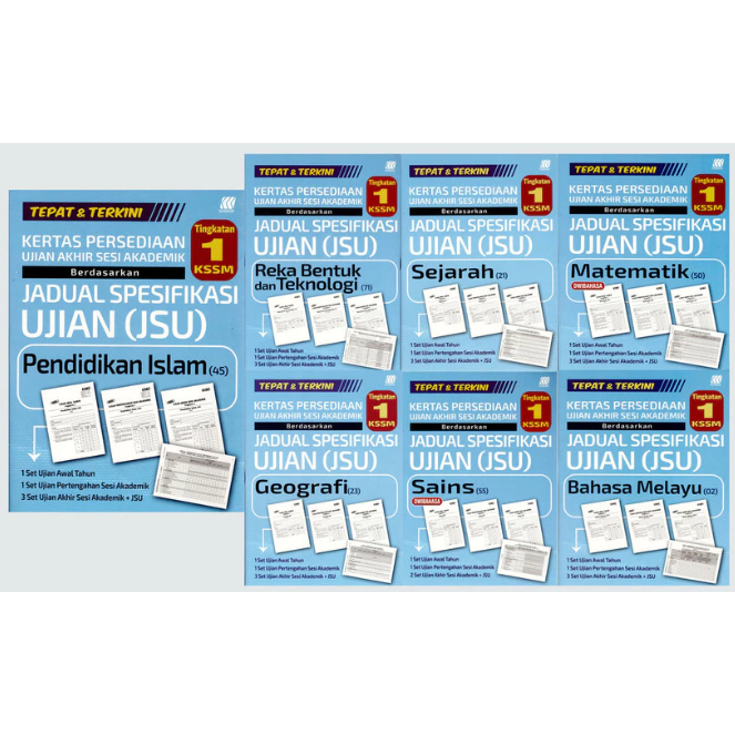 SASBADI EXERCISE BOOK สําหรับ JADUAL EXAM EXAM (JSU) LEVEL 1