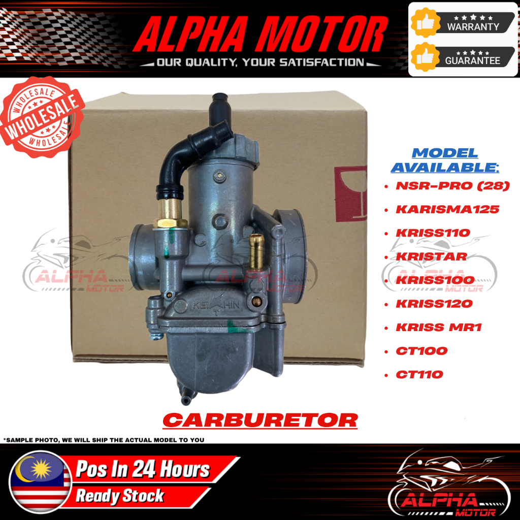 OEM KEIHIN MUKINI NSR PRO KARISMA KRISTAR KRISS100 110 120 MR1 CT100 110 คาร์บูเรเตอร์