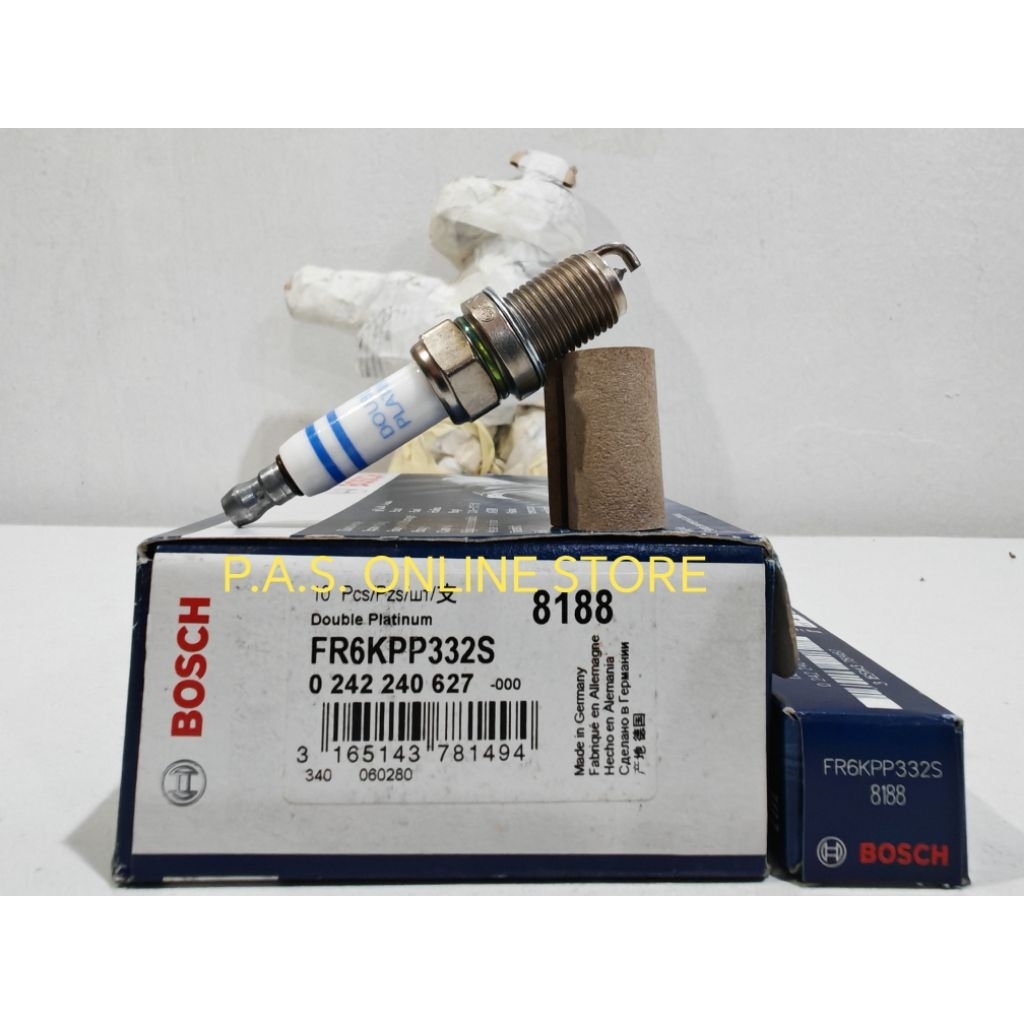 FR6KPP332S BOSCH หัวเทียนแพลทินัมคู่สําหรับ Audi RS6, S3 / VOLKSWAGEN PASSAT