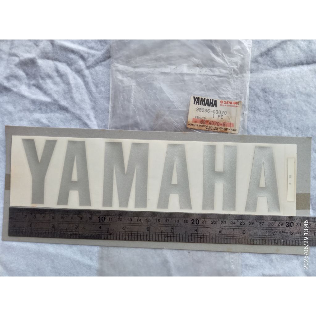 Ya Yamaha rd350ypvs rd350f2 1wt 1wg tzr250 fzr ypvs nos YAMAHA ท้อง pan decal