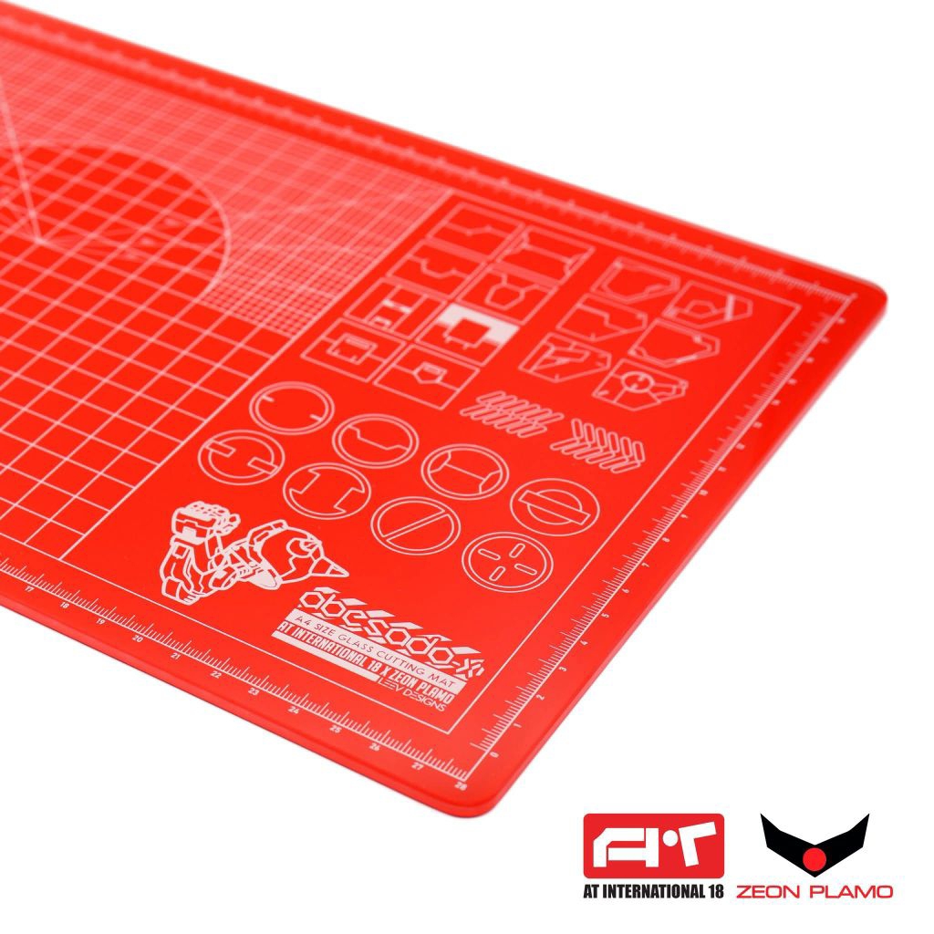 AT x ZEON PLAMO เสื่อตัดกระจก AB A4 ขนาด 4 มม.