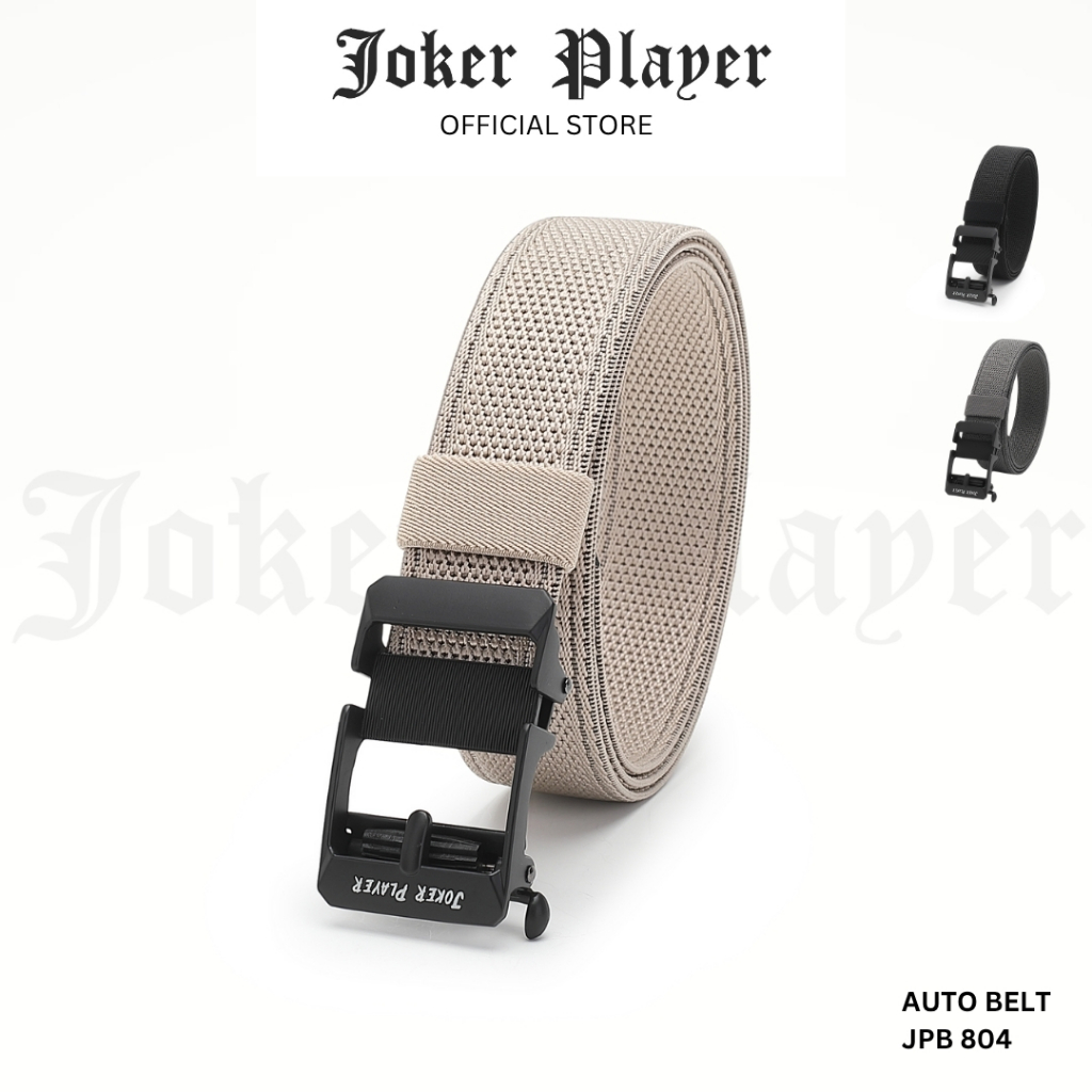 Joker Player Canvas Automatic Belt (35mm) - หลากสี JPB 804