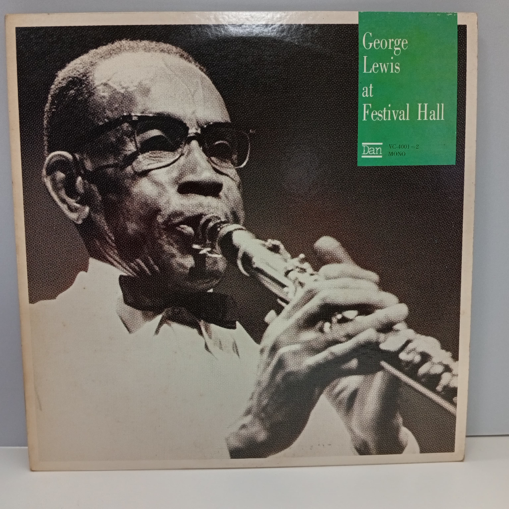 CC12-33 2LP TERPAKAI [ GEORGE LEWIS AT FESTIVAL HALL ] ใช้แล้ว 2LP < G >