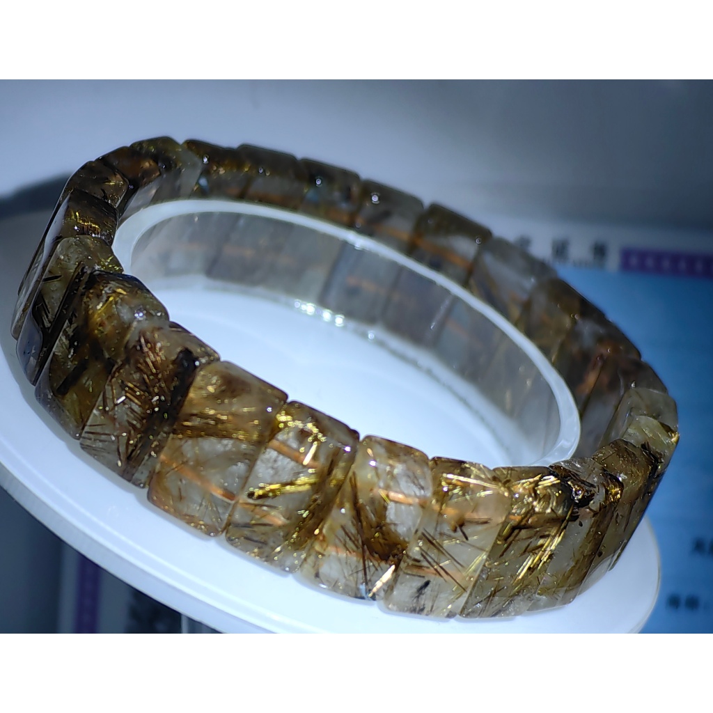 คริสตัลธรรมชาติทองแดง / สร้อยข้อมือกาแฟ Rutile (Papan) / Gelang Kristal Tembaga / Kopi Rutile 天然 铜โทรศัพท์มือถือ ราคา ถูกที่สุด ดีลบีเคเค แกลเลอรีภาพที่ 3