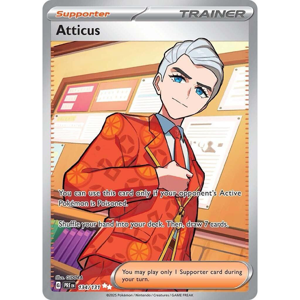 Pokemon TCG [EN] - Atcus (UR) 134/131 - [SV: Prismatic Evolutions]
