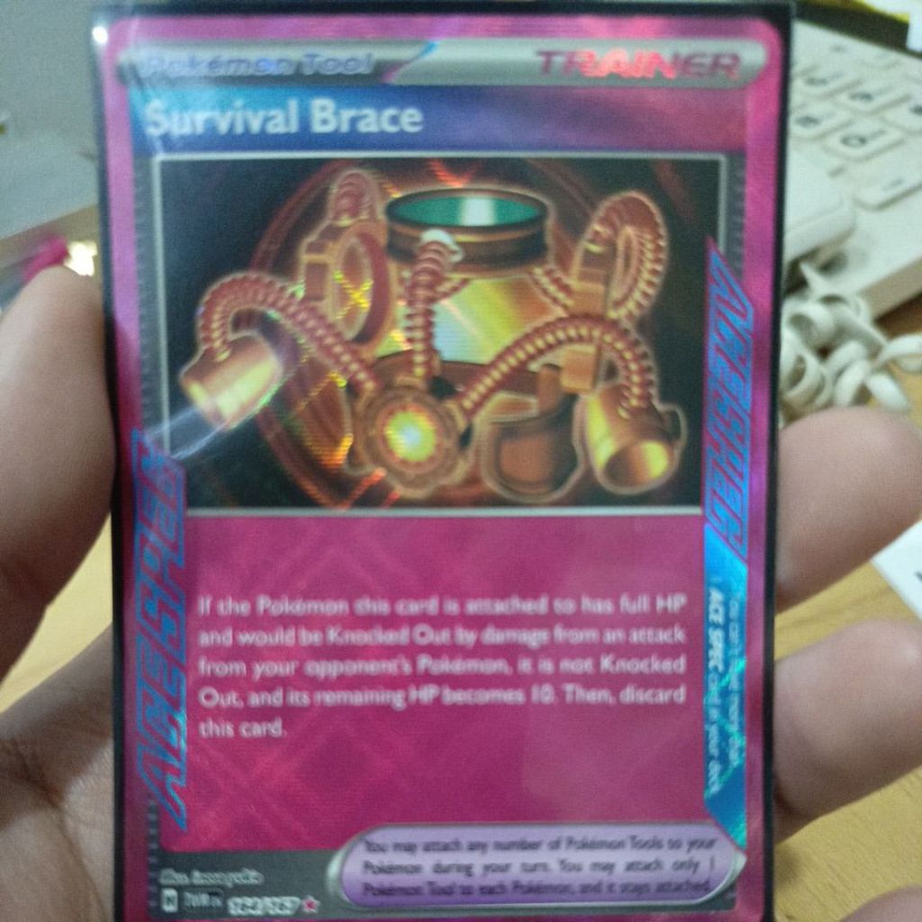 Pokemon TCG Survival Brace Ace Spec Twilight Masquerade