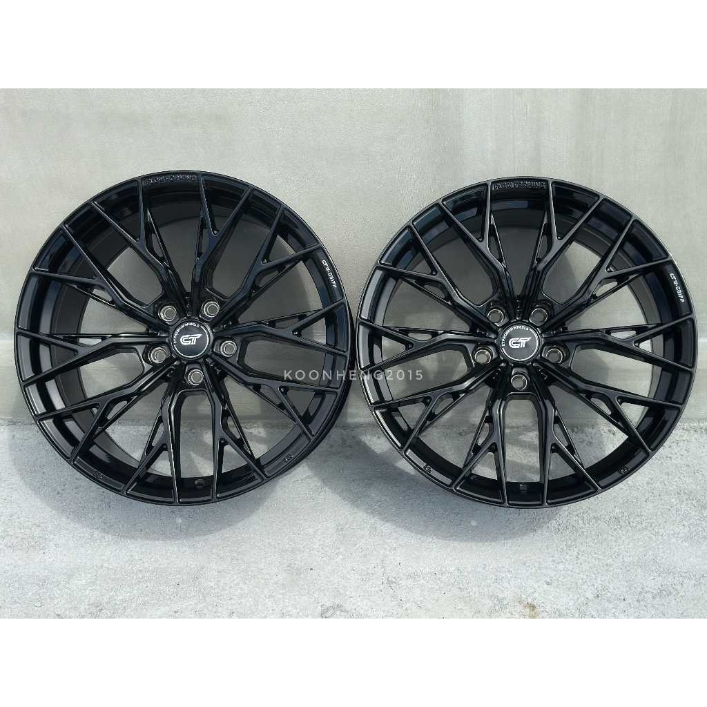 รถใหม่ Sport Rim FLOW FORMING 9.9KG CT PREMIUM WHEELS CTW031FF 19x8.5J 19x9.5J 5x120 ET32 ET38 -