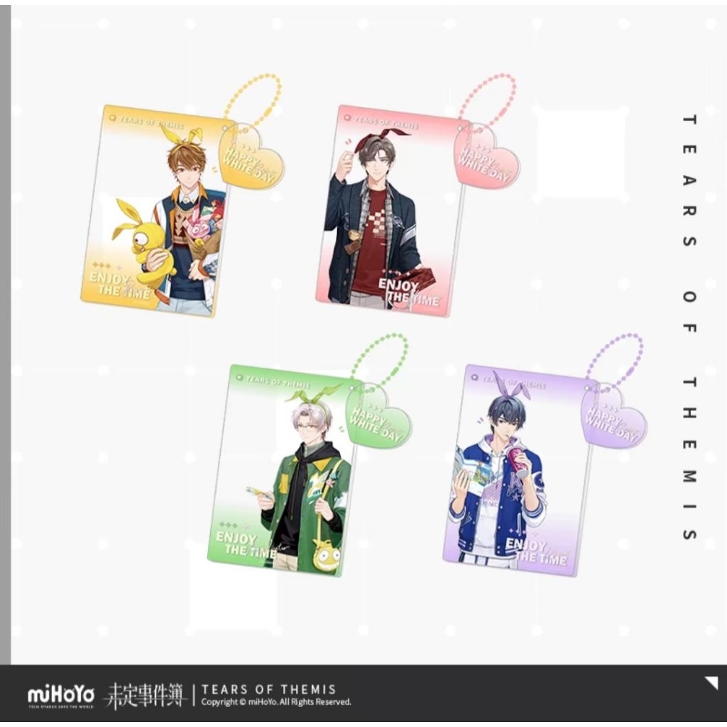 Tears of Themis - HoHo Lucky Series การ์ดภาพถ่ายอะคริลิค 定件 - HoHo好运 Series 亚克力合卡影