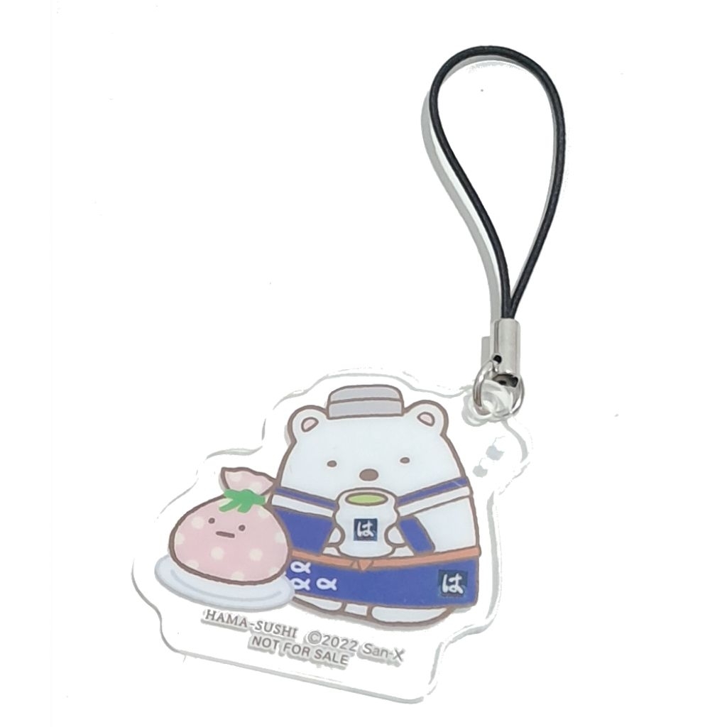 สั่งซื้อล่วงหน้า [OFFICIAL] พวงกุญแจ Hama Sushi Sumikko Gurashi ของแท้