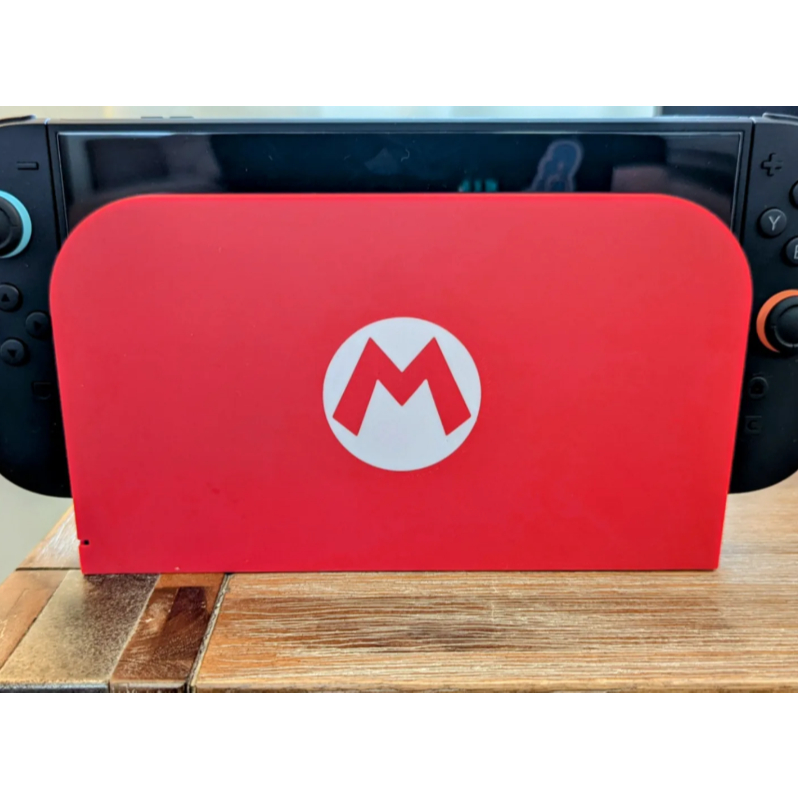 Mario Emblem Switch 2 Dock Cover Faceplate