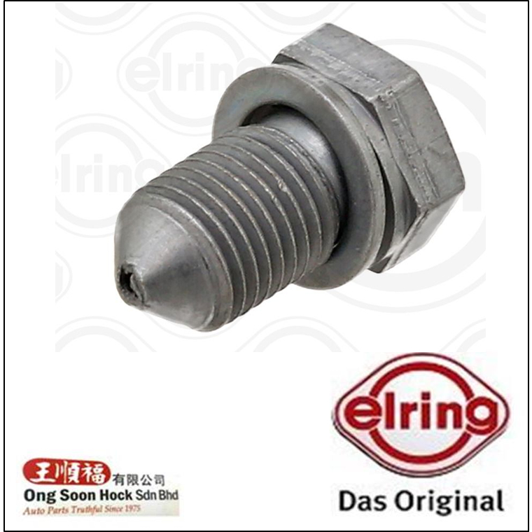 VW Beettle 1.4 1.6 Golf Audi A4 Oil Pan Plug Elring 567.640 (N90813201) เอ็น90813202 พาสโปโล A5 A6 A