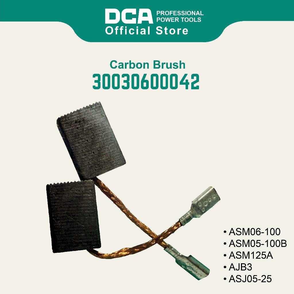 แปรงคาร์บอน DCA - รุ่นที่ใช้ร่วมกัน (ASM06-100 / ASM05-100B / ASM125A / AJB3 / ASJ05-25)
