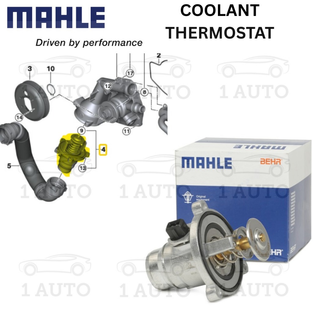 MAHLE GERMANY COOLANT THERMOSTAT BMW X6 E71 E70 50iX E53 4.4i 4.8is E65 E66 735i 740i E63 E64 645i