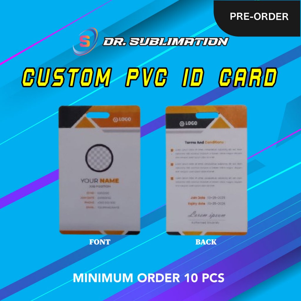 Custom PVC ID CARD 1 & 2 Side Corporate PVC ID CARD , นักเรียน PVC ID CARD , สมาชิก PVC ID CARD