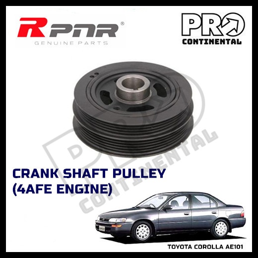 TOYOTA COROLLA SEG AE101 1991-1998 4AFE ENGINE CRANK SHAFT CRANKSHAFT MAIN PULLEY