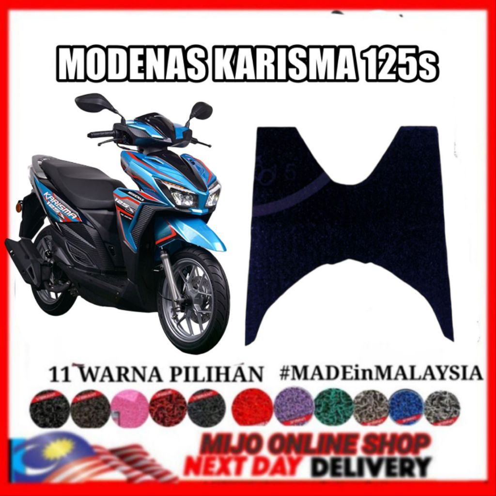 KARISMA CARPET MODENAS KARISMA CARPET FOOT MAT KARISMA MODENAS SCOOTER