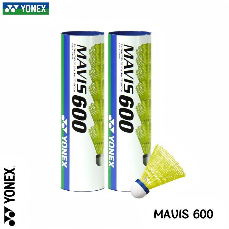 YONEX Badminton MAVIS 600 Badminton 6PCS เหมาะสําหรับคนใหม่ ประหยัดและทนทาน