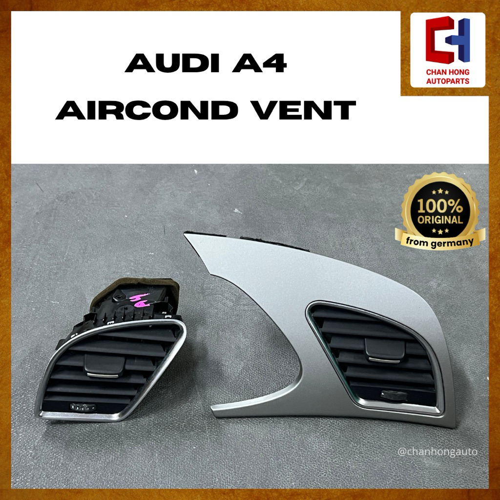 ช่องระบายอากาศ Audi A4 Aircond [8T2820901ค / 8เค2820902G] [มือสอง]