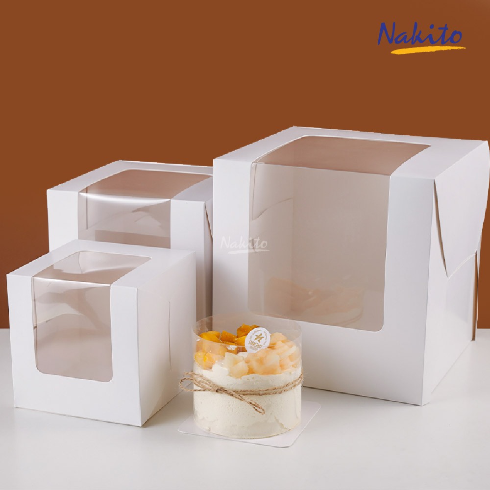 20pcs6x6x6/8x8x8/10x10x10/12x12x12 สีขาว l-shape กล่องหน้าต่าง/kotak ke