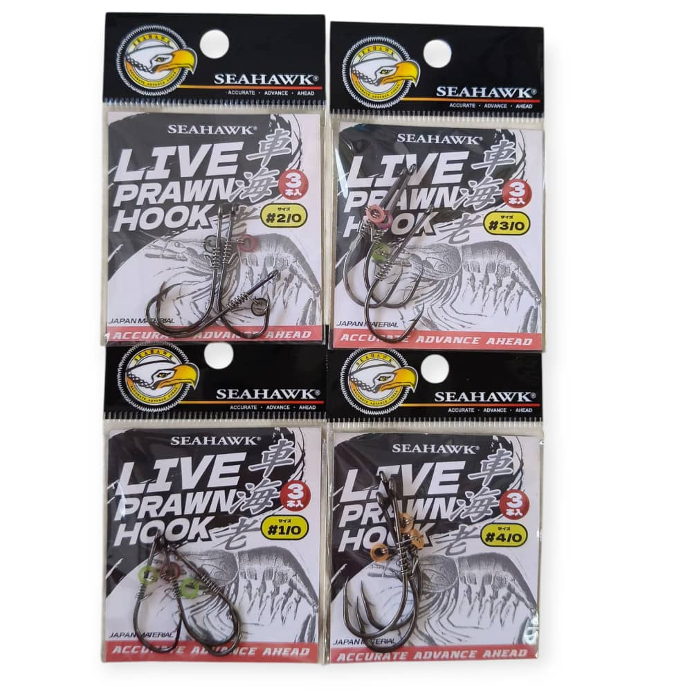 SEAHAWK LIVE PRAWN HOOK FISHING JAPAN MATERIAL
